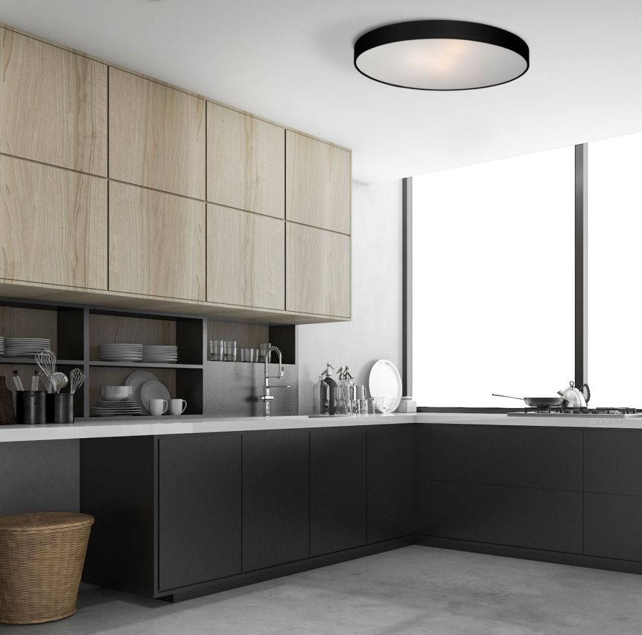 Light Prestige Rapido plafon 1x45 W czarny LP-433/1CLBK