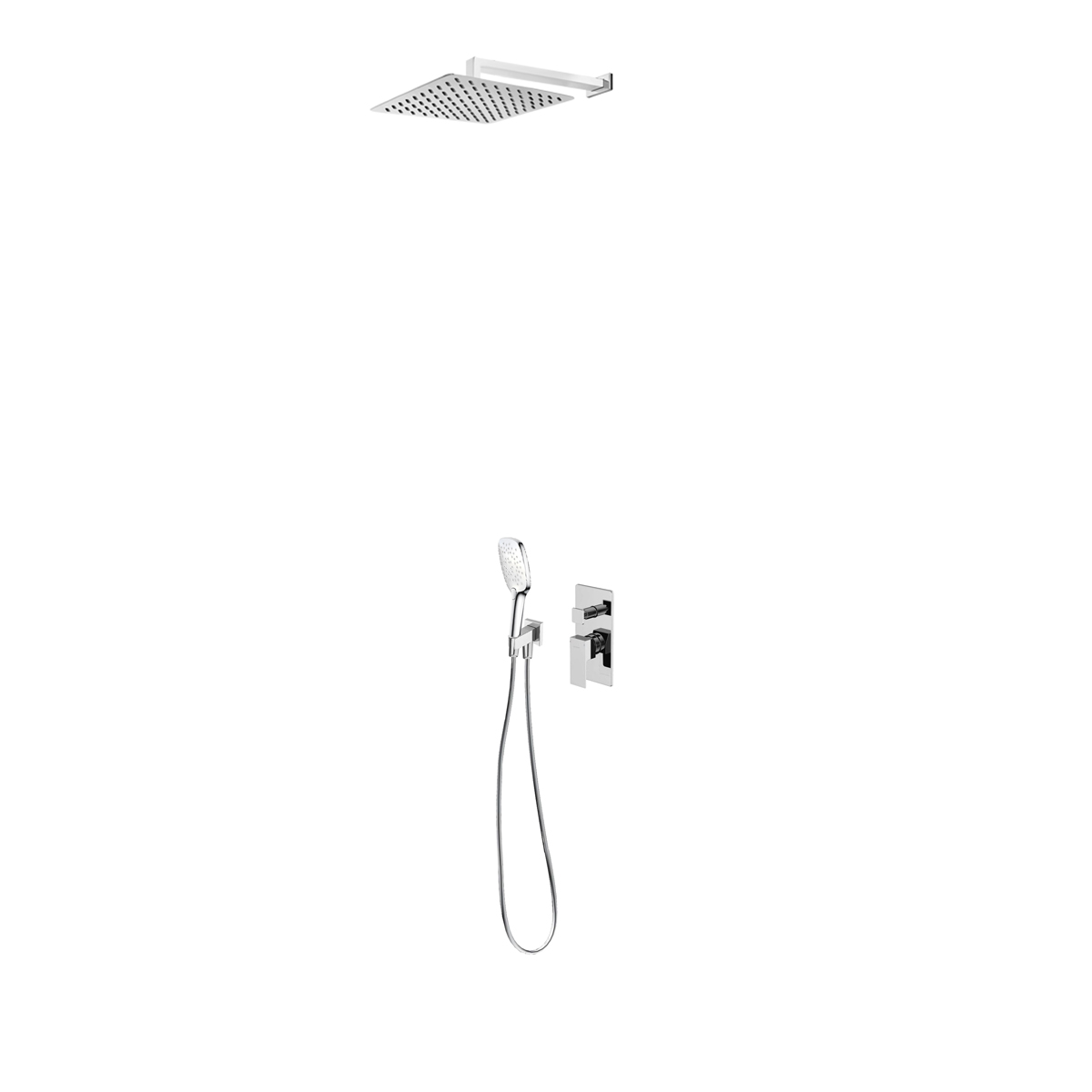 Zestaw Oltens Gota bateria podtynkowa z deszczownicą 30 cm Sondera (S) i kompletem prysznicowym Driva EasyClick (34101100, 37003100, ... - Wysyłka w 