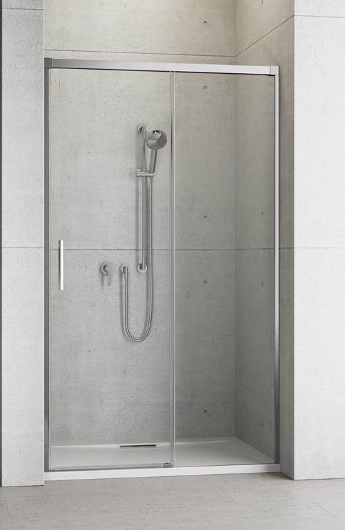Radaway Idea DWJ drzwi prysznicowe 110 cm wnękowe prawe chrom/szkło przezroczyste 387015-01-01R