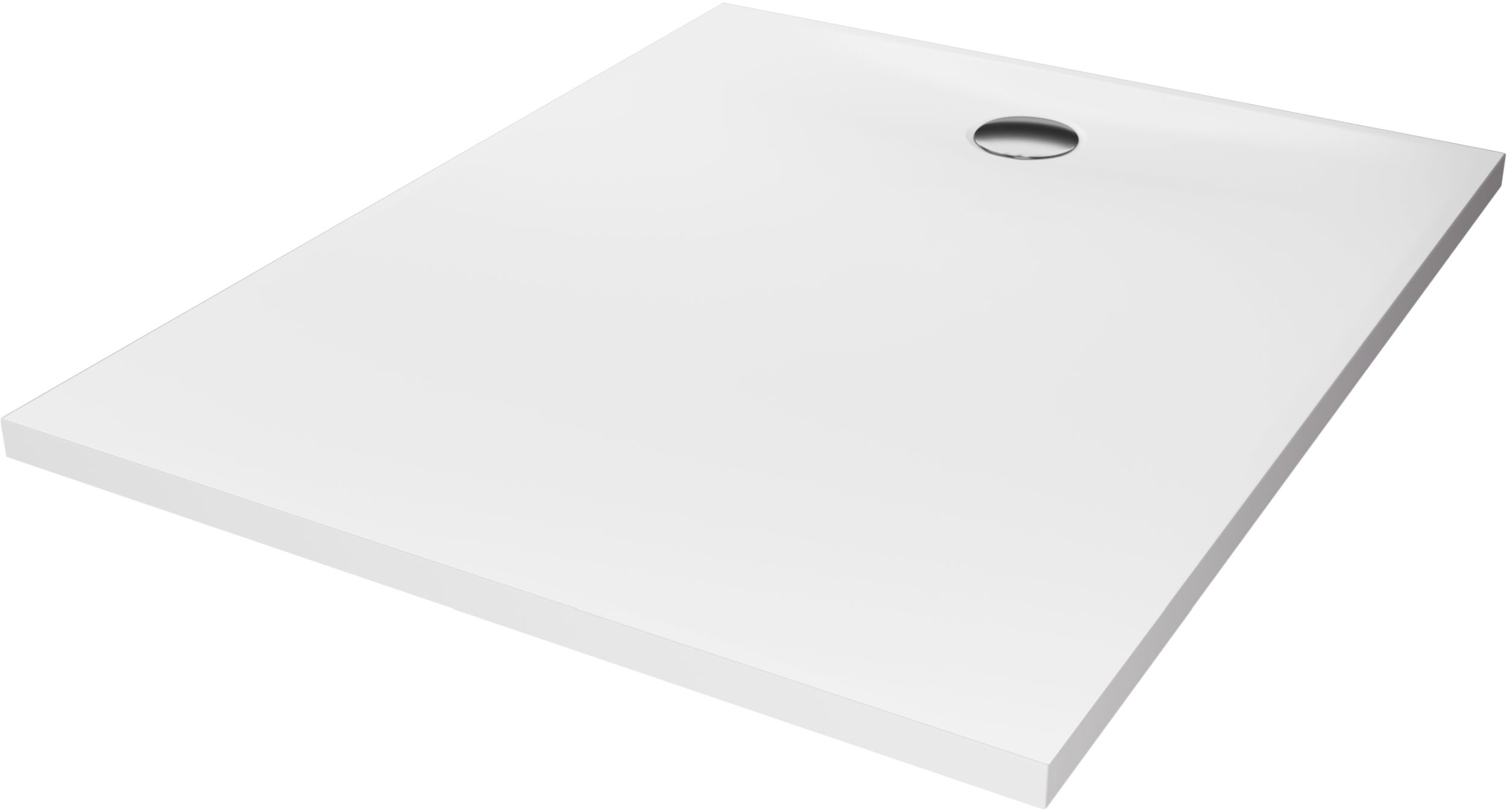New Trendy Nex brodzik prostokątny 100x90 cm biały B-0458