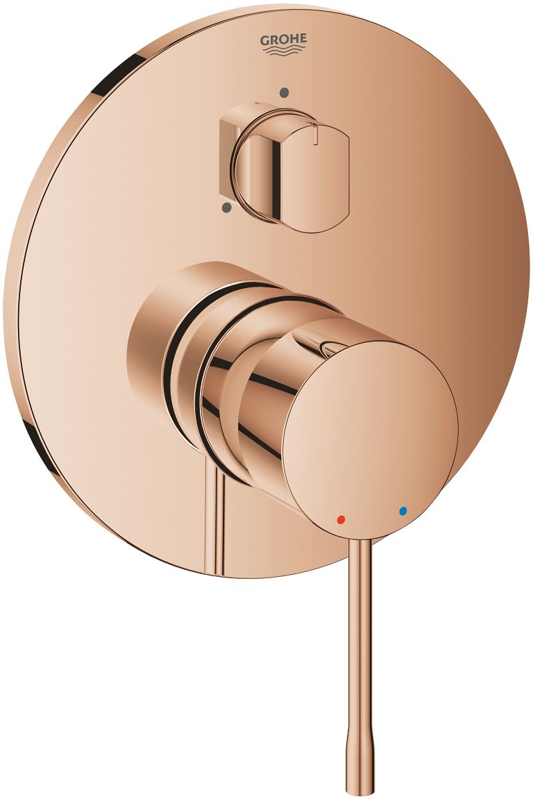 Grohe Essence bateria wannowo-prysznicowa podtynkowa warm sunset 24092DA1