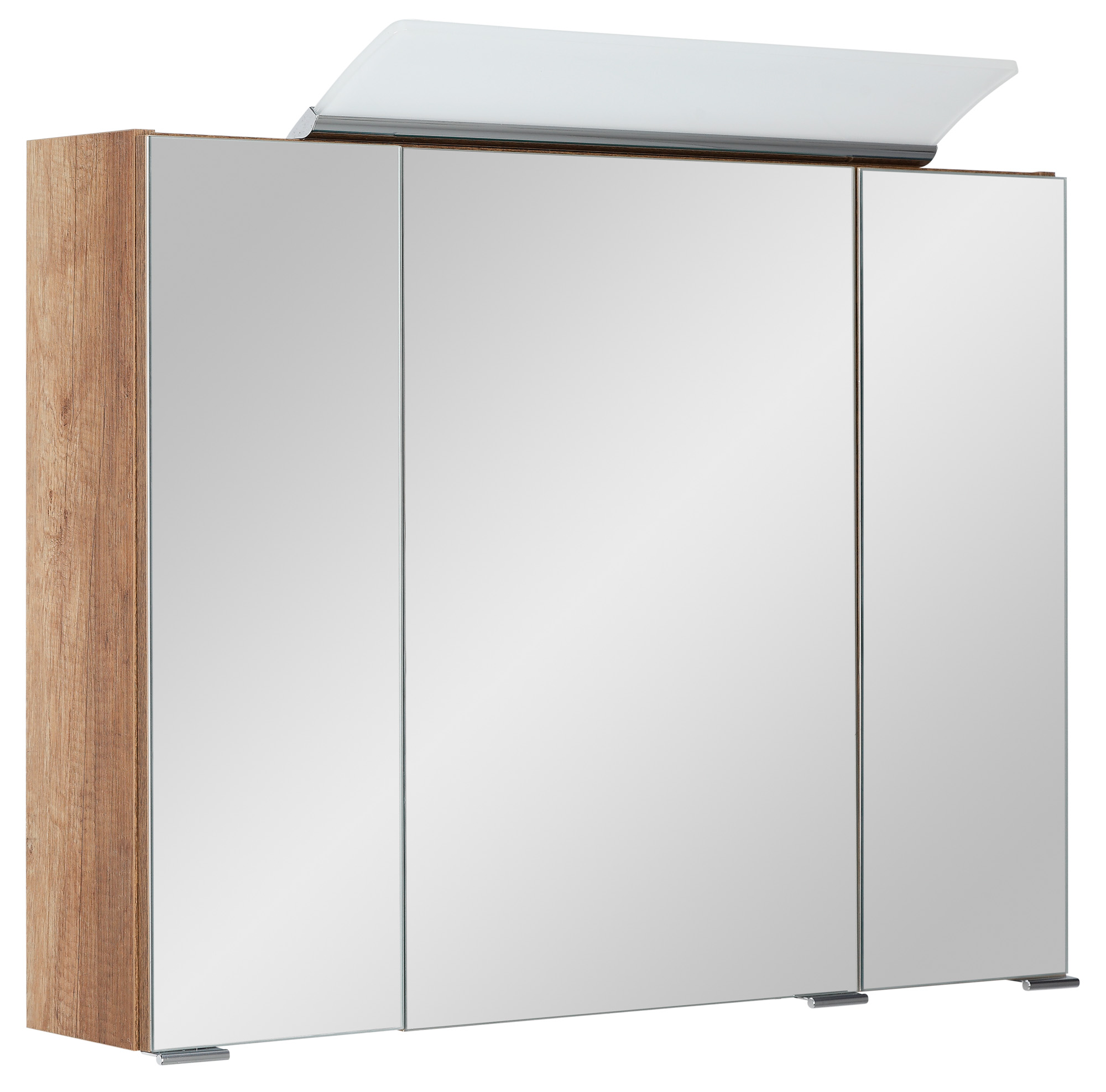 Astor Linda szafka 80 cm lustrzana antracyt country AM-KLI-800-C0
