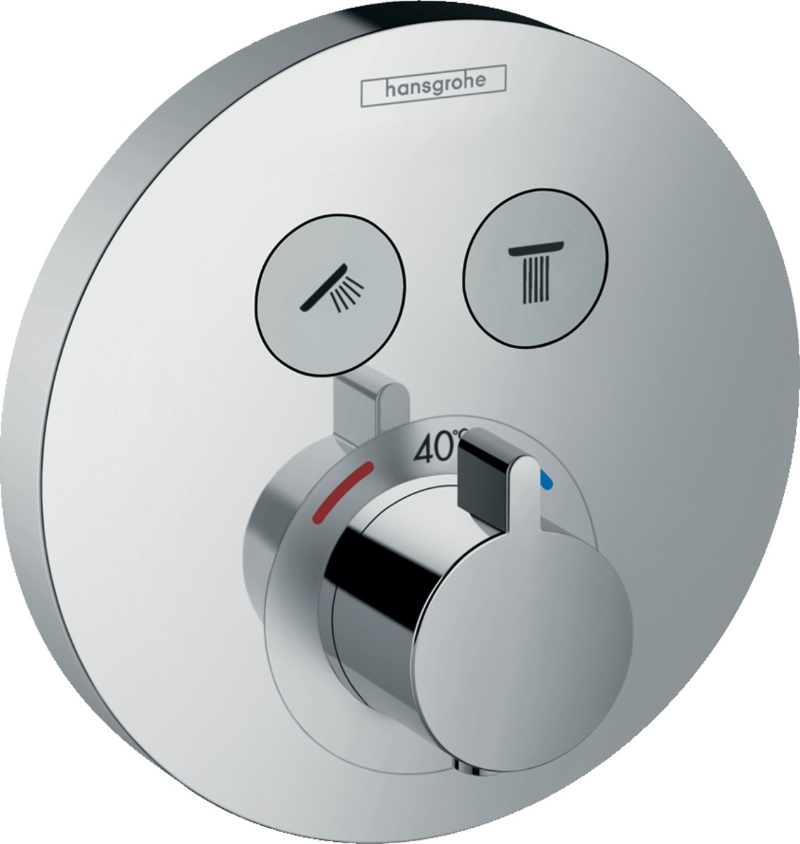 Hansgrohe ShowerSelect S bateria wannowo-prysznicowa podtynkowa termostatyczna chrom 15743000 - Wysyłka w 24h