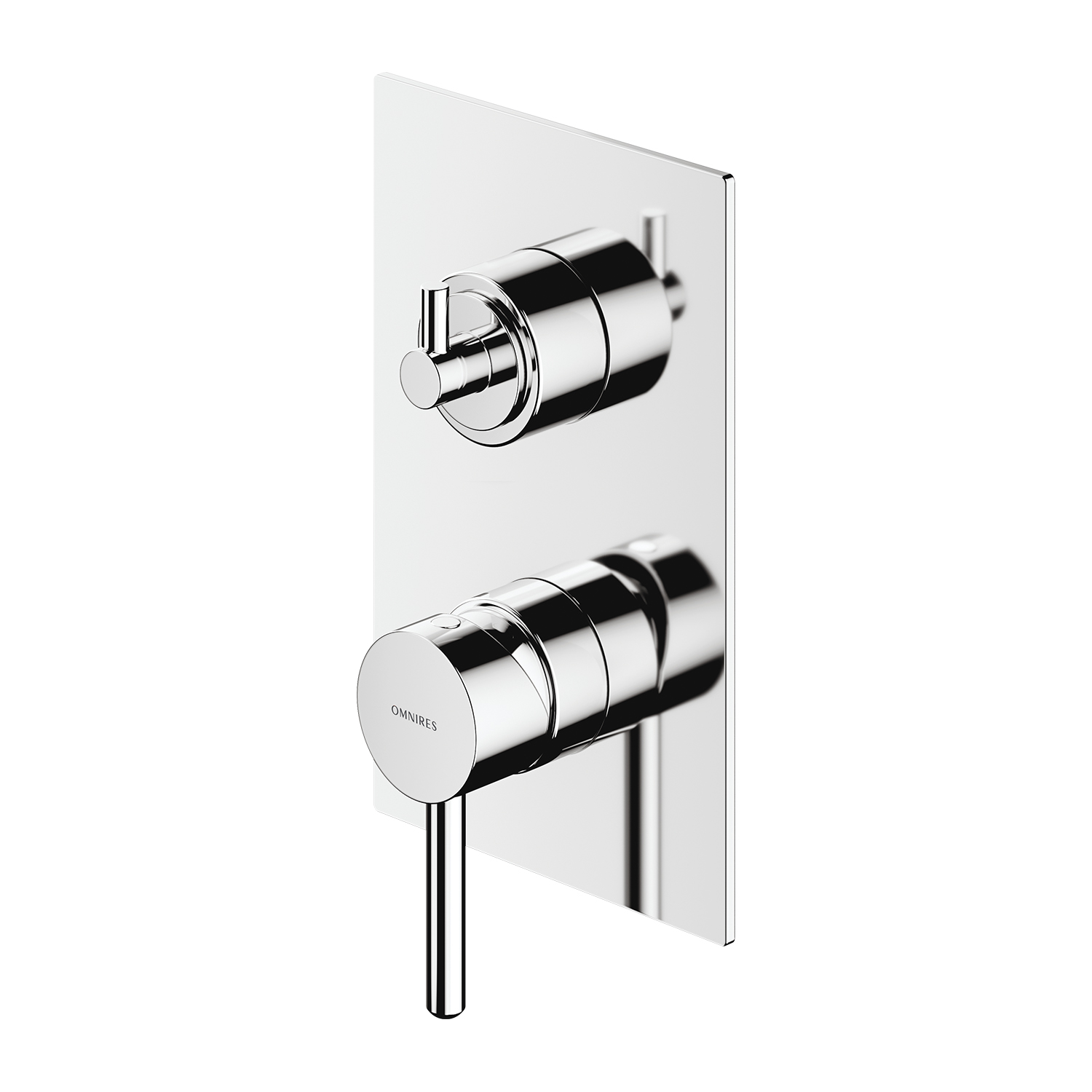 Omnires Y bateria wannowo-prysznicowa podtynkowa chrom Y1237/KCR