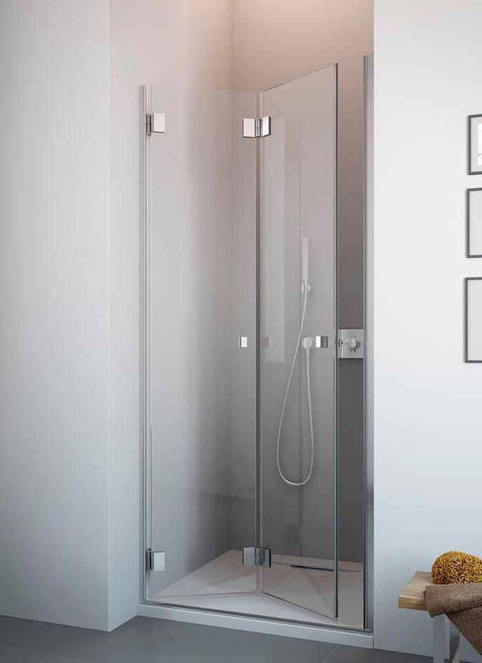 Radaway Carena DWB drzwi prysznicowe 80 cm lewe chrom/szkło przezroczyste 134512-01-01NL