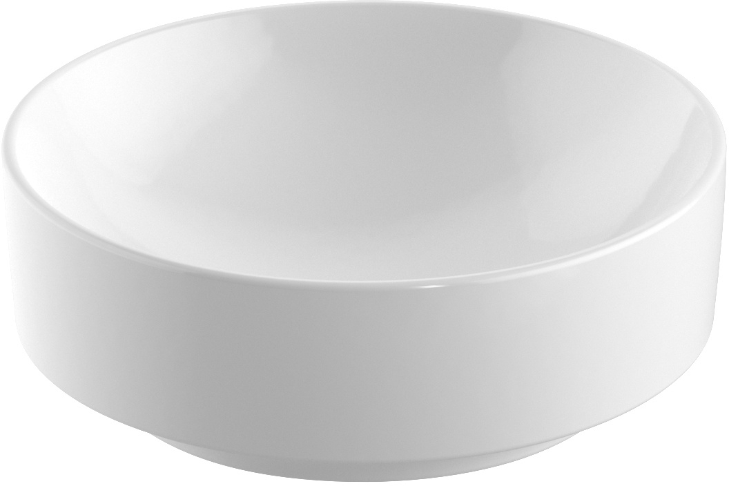 Geberit Variform umywalka 40 cm nablatowa okrągła KeraTect biała 500.768.00.2