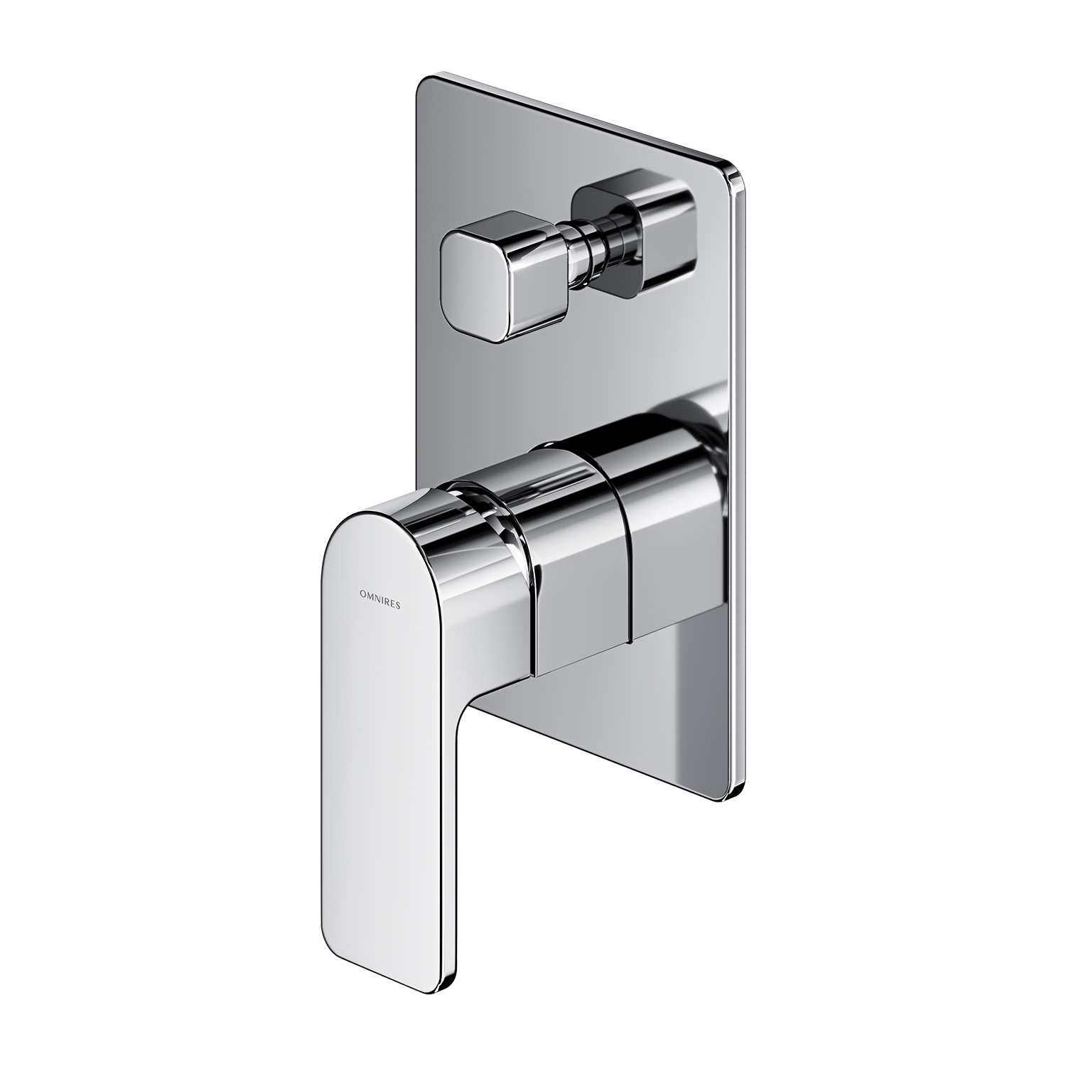 Omnires Baretti bateria wannowo-prysznicowa podtynkowa chrom BA7835CR