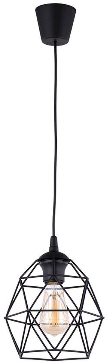 TK Lighting Galaxy lampa wisząca 1x15 W czarna 3190