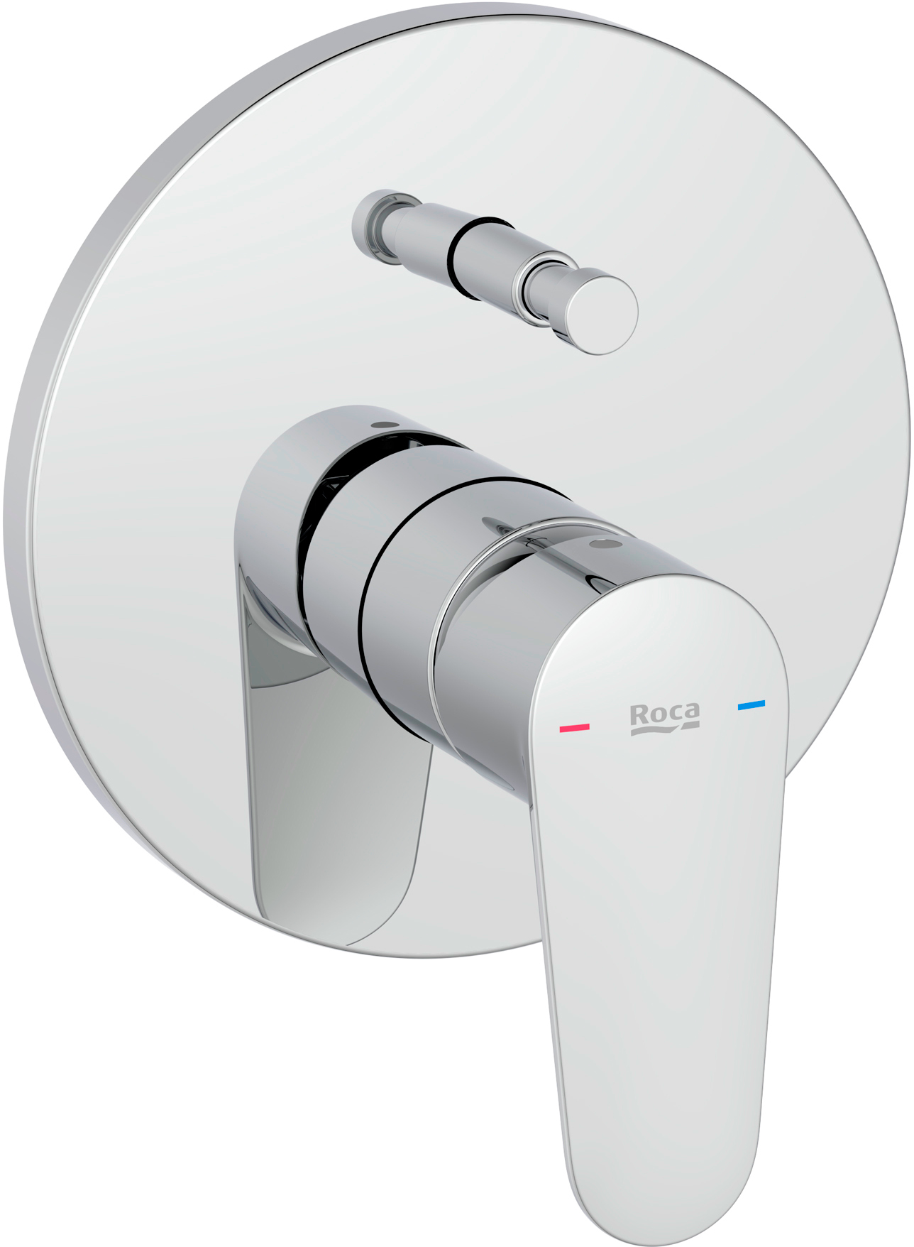 Roca Victoria Plus bateria wannowo-prysznicowa podtynkowa chrom A5A064FC00