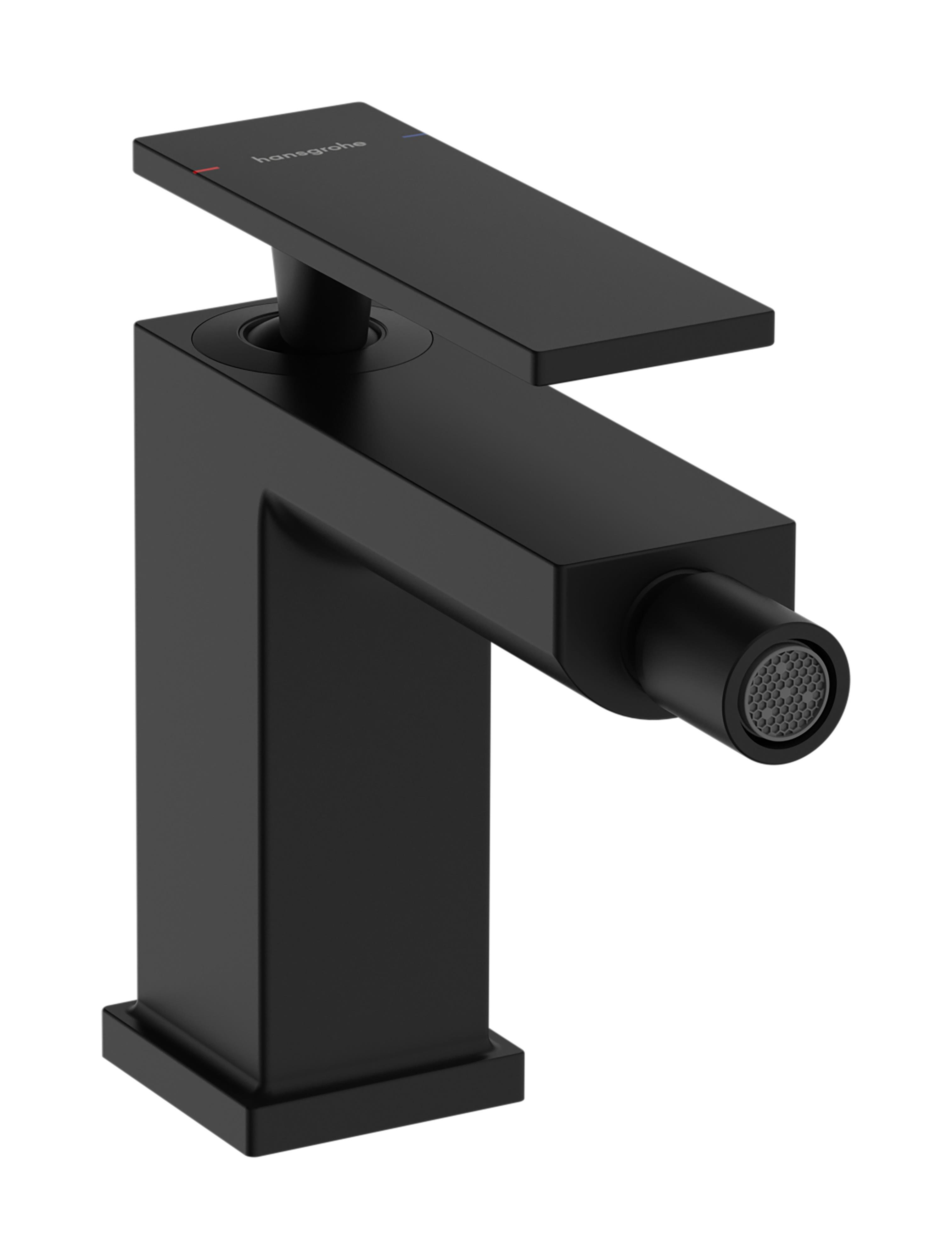 Hansgrohe Tecturis E bateria bidetowa stojąca czarny mat 73200670