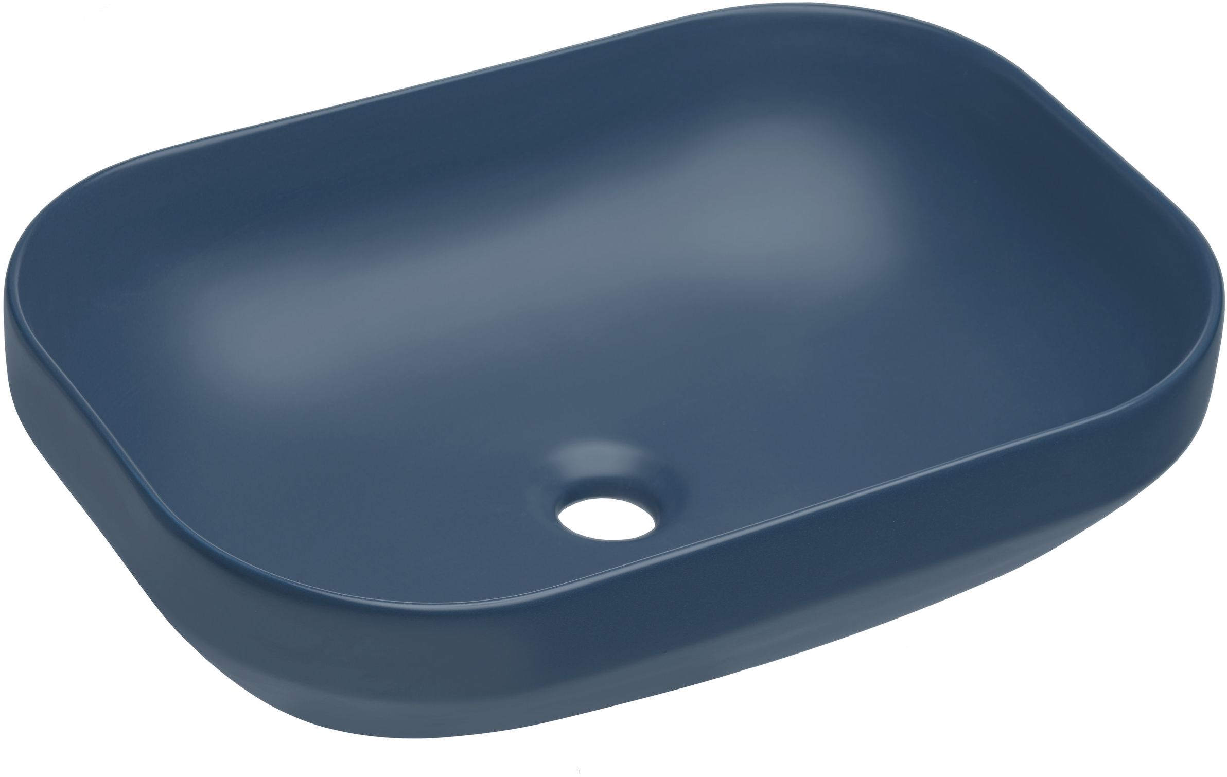 Comad Neli umywalka 50,4x35,2 cm prostokątna nablatowa niebieska UN-NELI-MNB