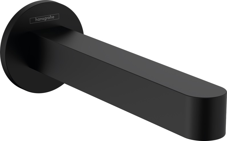 Hansgrohe Finoris wylewka wannowa ścienna czarny mat 76410670