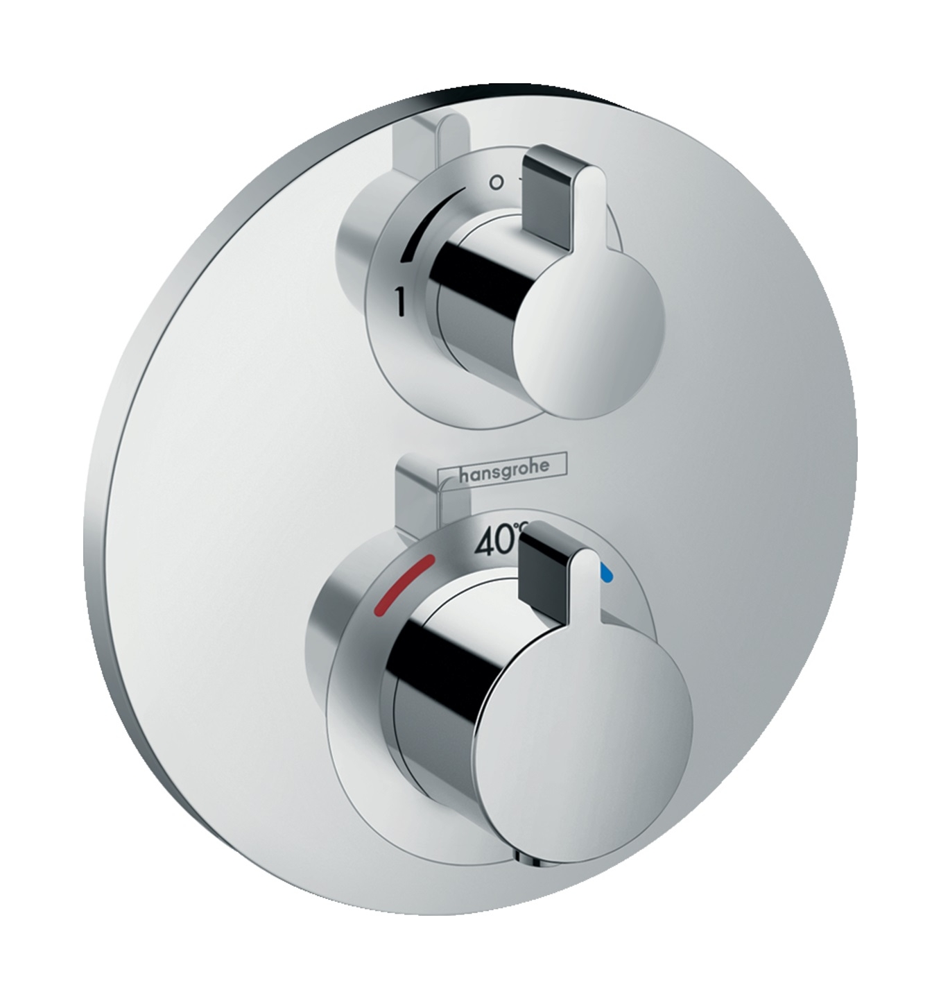 Hansgrohe Ecostat S bateria wannowo-prysznicowa podtynkowa termostatyczna chrom 15758000 - Wysyłka w 24h