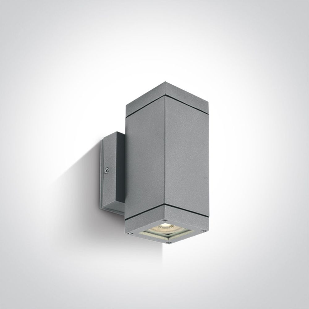 One Light kinkiet zewnętrzny 2x35W szary 67130A/G