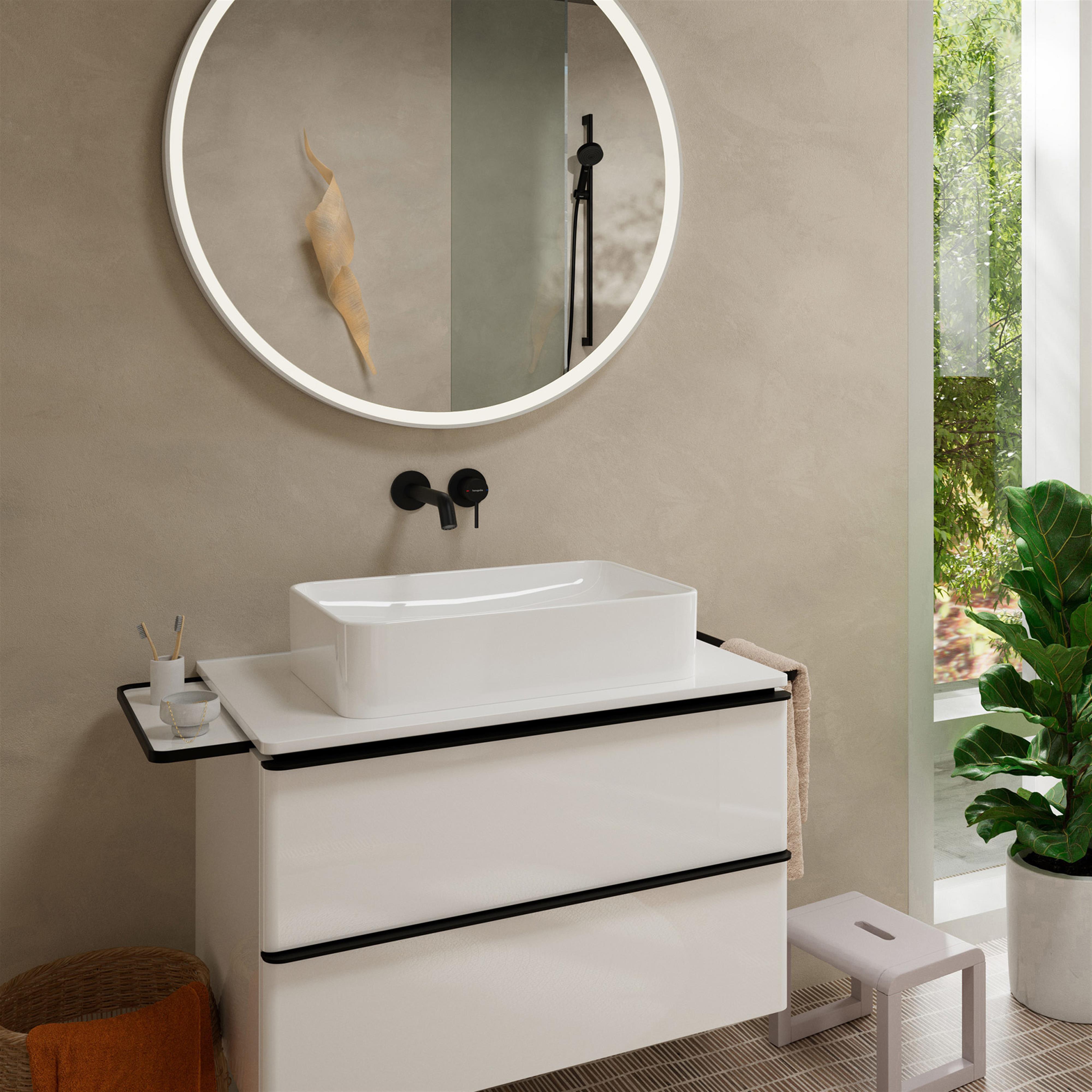 Hansgrohe Tecturis S bateria umywalkowa podtynkowa czarny mat 73350670 - Wysyłka w 24h