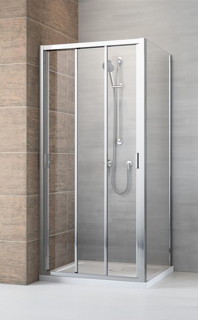 Radaway Evo DW+S drzwi prysznicowe 80 cm chrom/szkło przezroczyste 335080-01-01