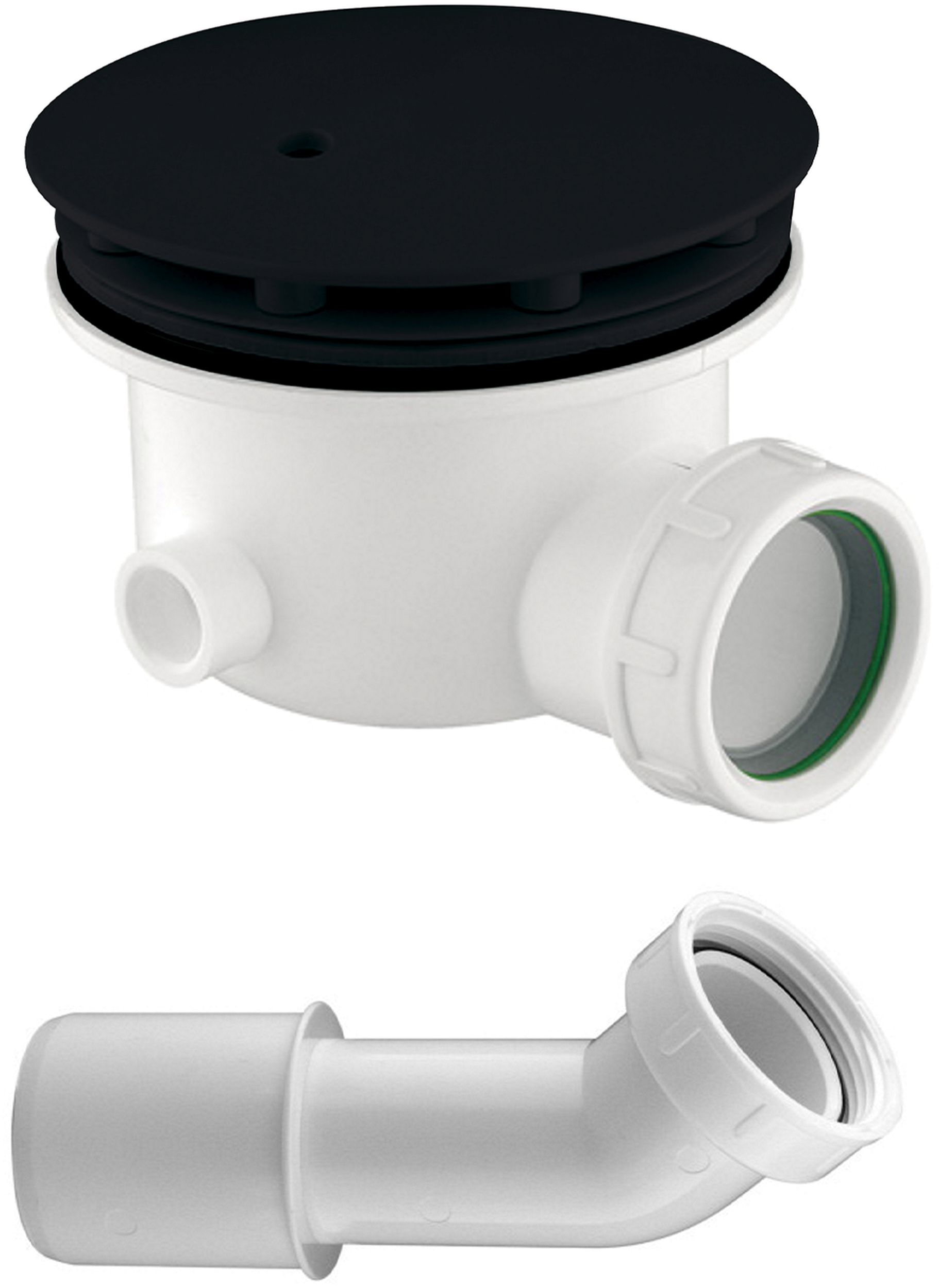 Omnires CGS syfon do brodzika czarny mat ST6590.43+ST45XBL - Wysyłka w 24h