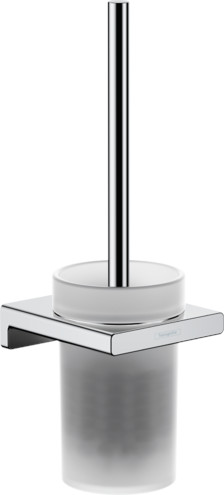 Hansgrohe AddStoris szczotka toaletowa z pojemnikiem ścienna szkło/chrom 41752000