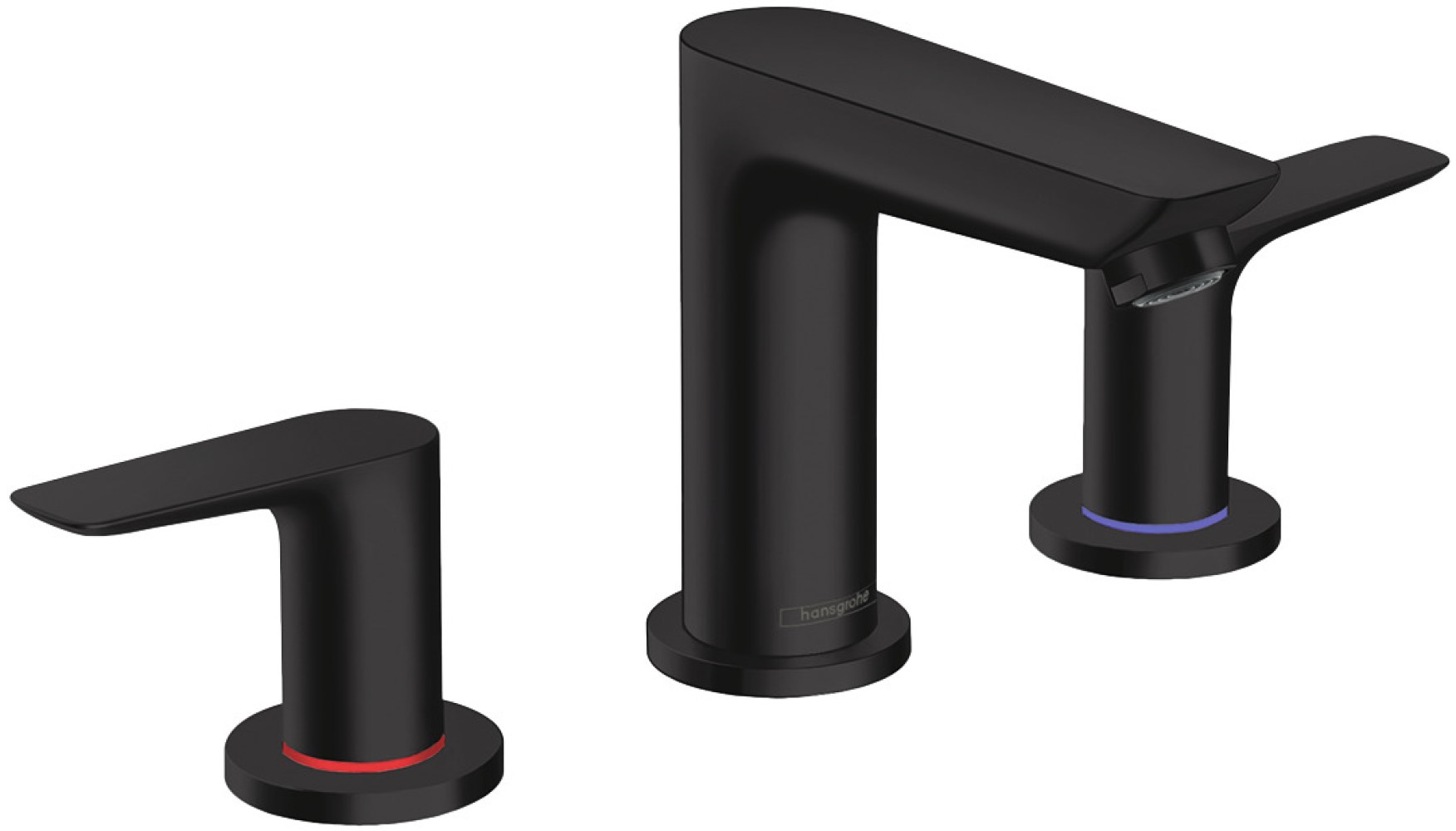 Hansgrohe Talis E bateria umywalkowa stojąca czarny mat 71733670