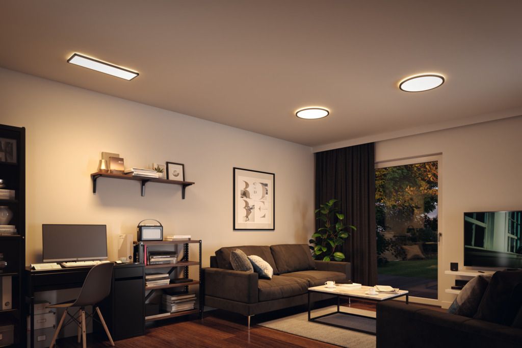 Paulmann Atria Shine plafon 1x22W LED czarny 70999