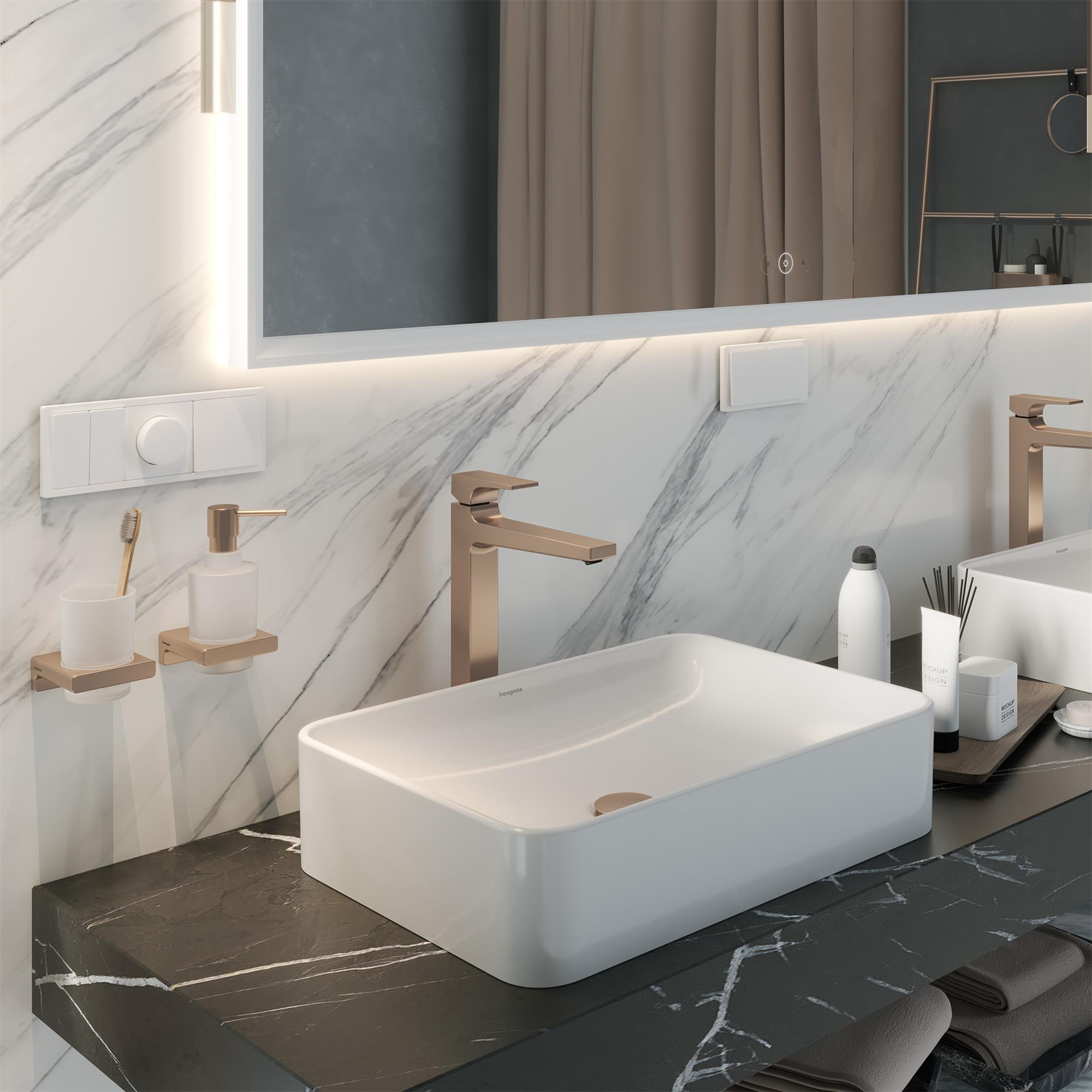 Hansgrohe Xuniva Q umywalka 55x40 cm nablatowa biały 60168450