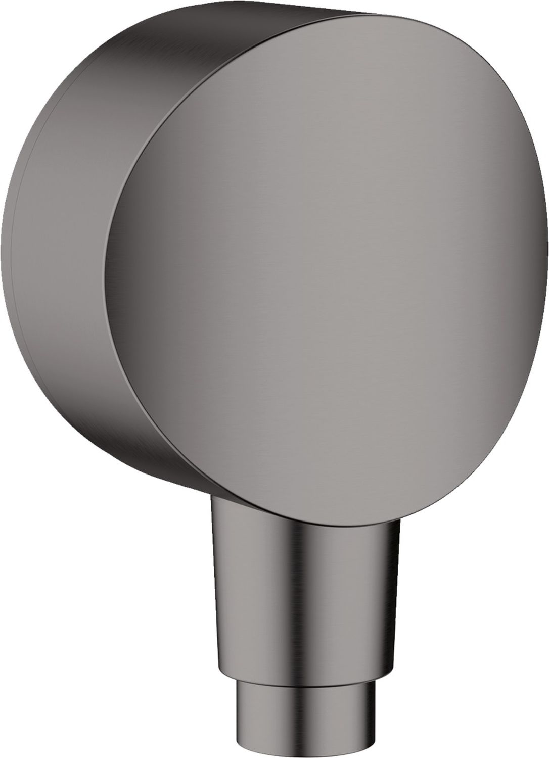 Hansgrohe FixFIt S przyłącze kątowe z zaworem zwrotnym czarny chrom szczotkowany 26453340