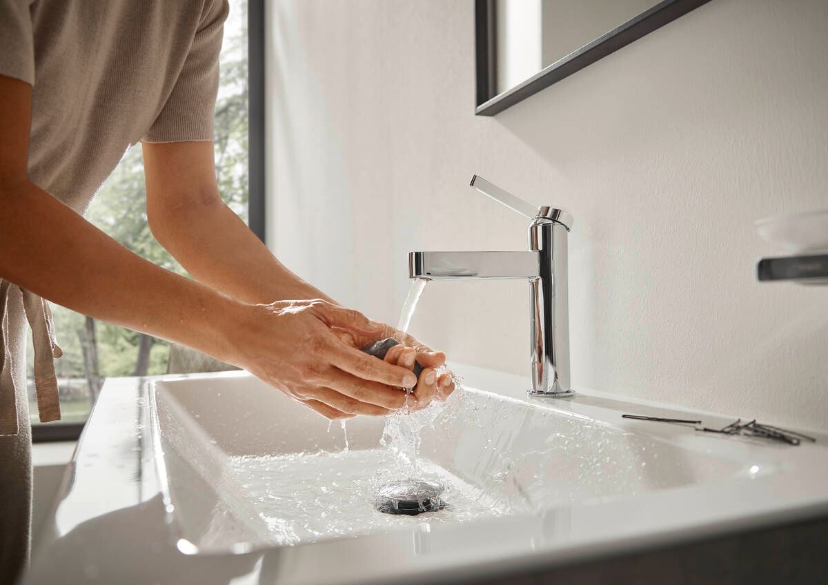 Hansgrohe Finoris bateria umywalkowa stojąca EcoSmart chrom 76023000 - Wysyłka w 24h