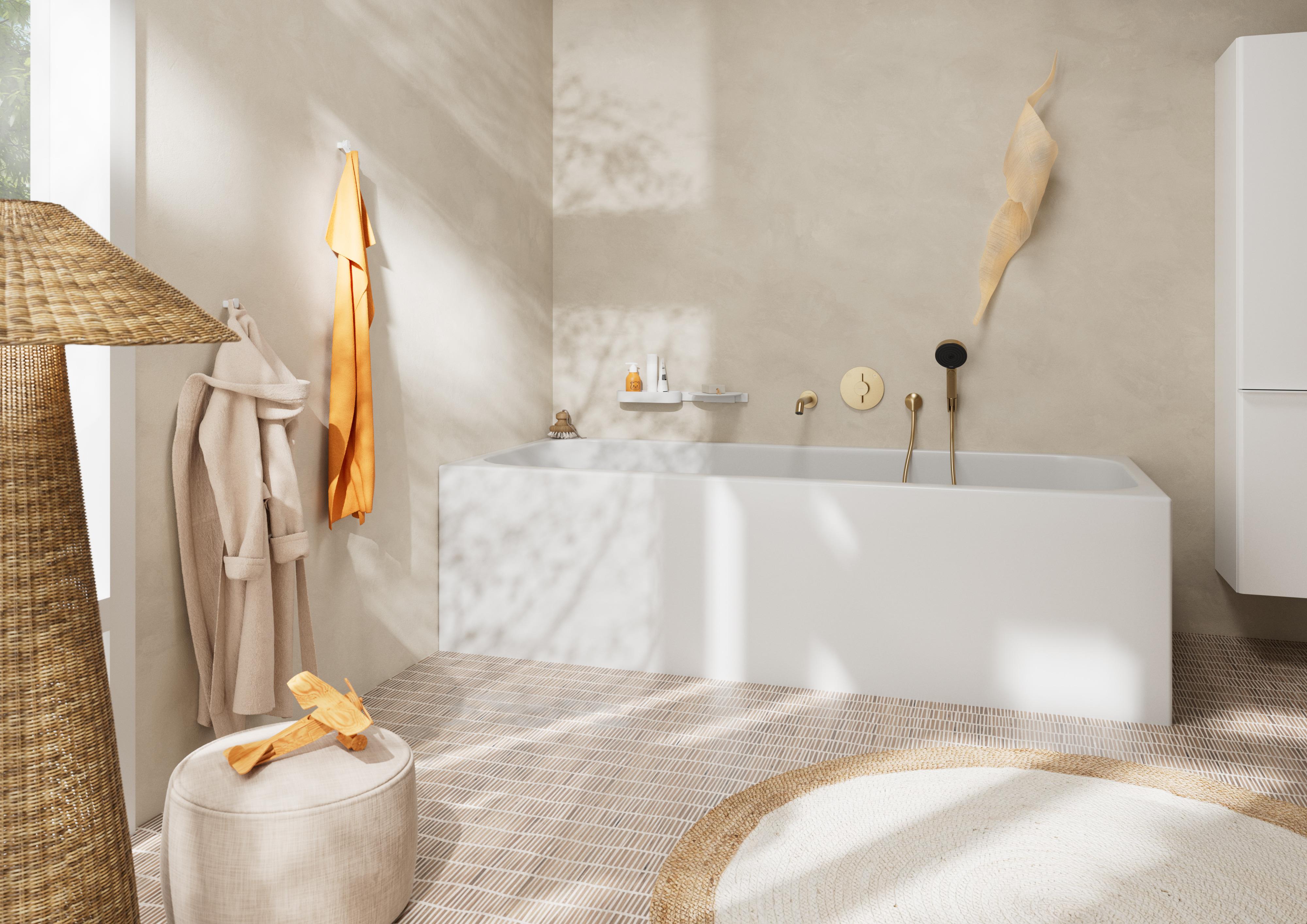 Hansgrohe Tecturis S wylewka wannowa brąz szczotkowany 73411140