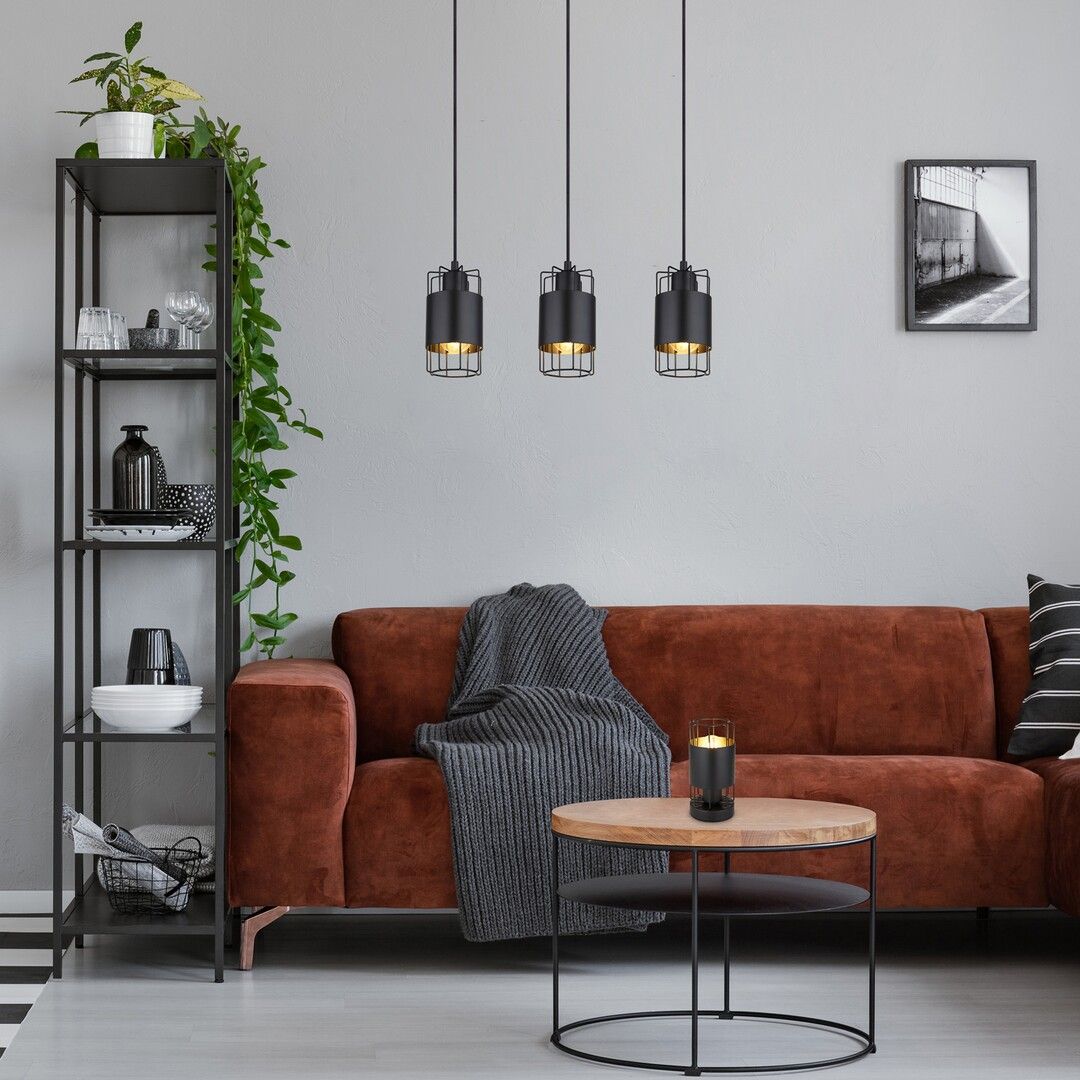 Rabalux Dimitri lampa wisząca 3x40W czarna 3126 - Wysyłka w 24h