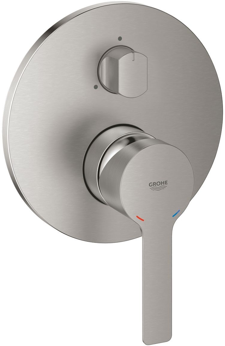 Grohe Lineare bateria wannowo-prysznicowa podtynkowa stal nierdzewna 24095DC1