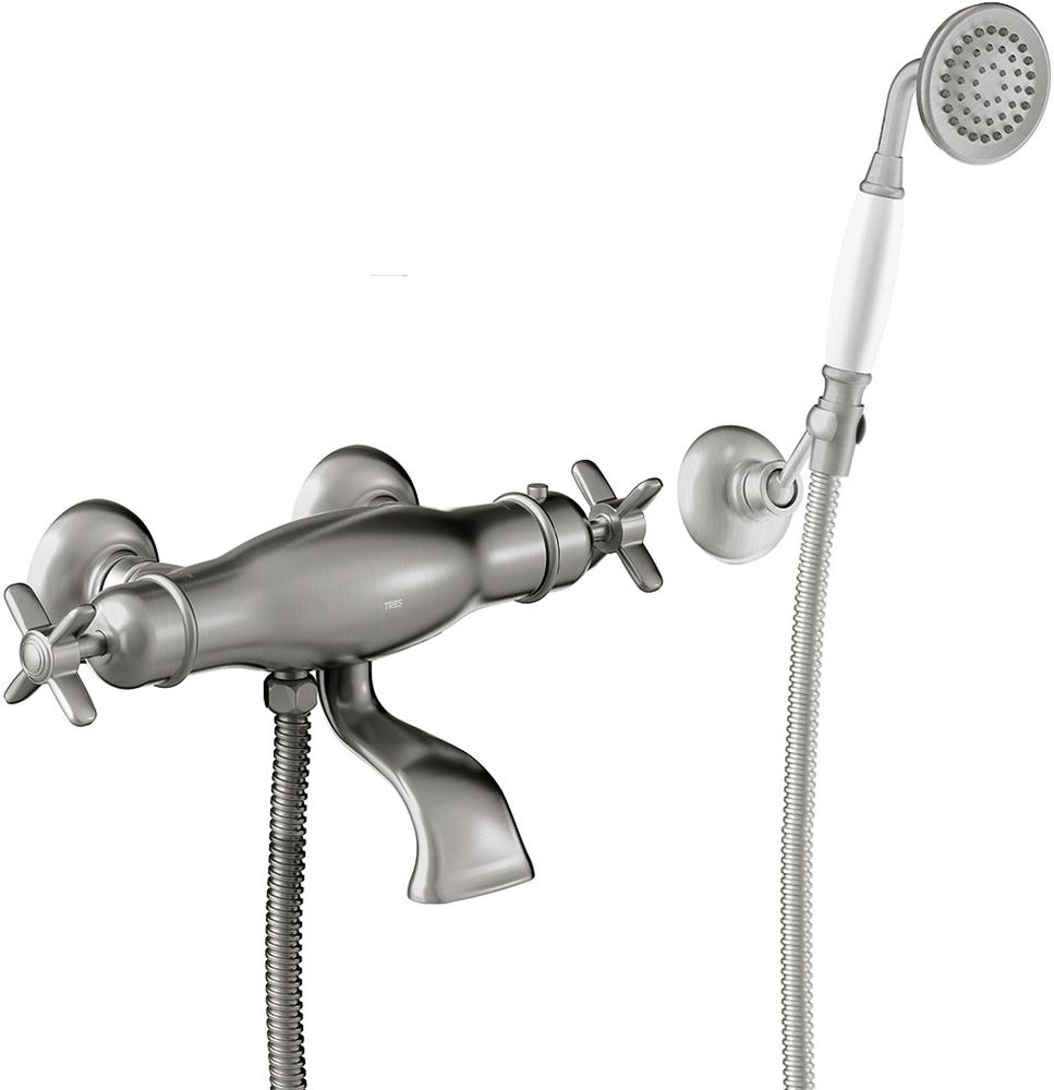 Tres Monoclasic bateria wannowo-prysznicowa termostatyczna stal 242.174.09.AC