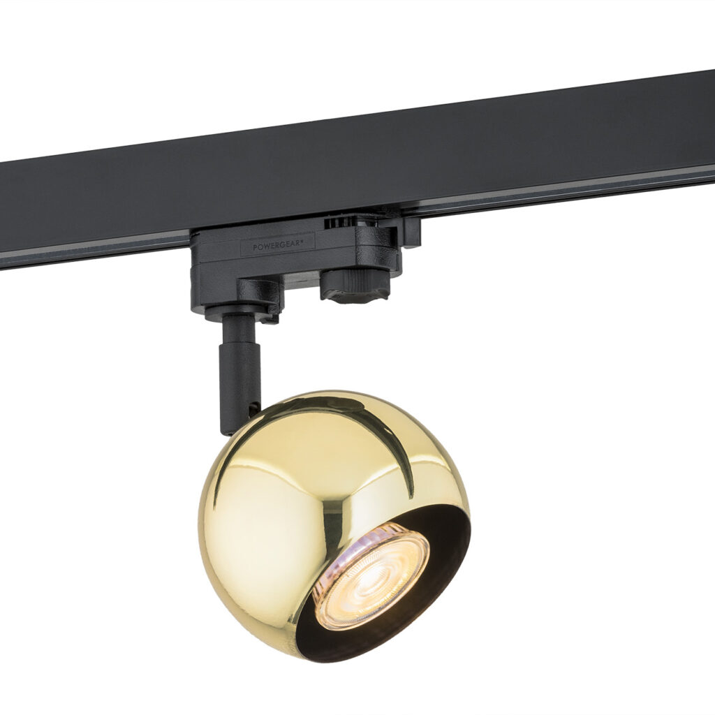 Argon Muri lampa do szynoprzewodu 1x5W mosiądz/czarny 4378
