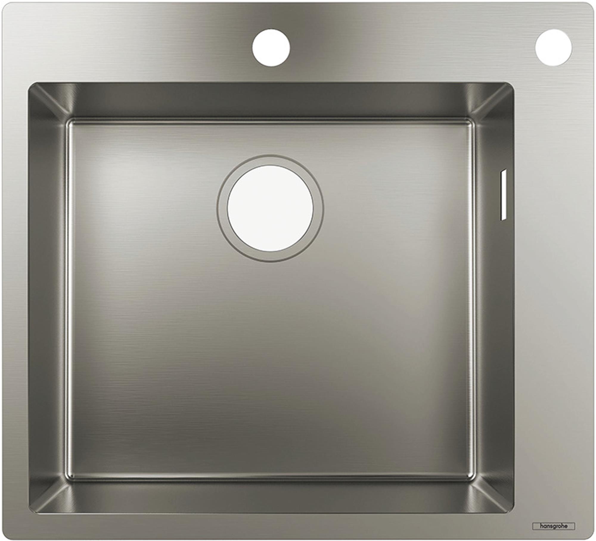 Hansgrohe S 71 zlewozmywak stalowy 55x50 cm 43305800