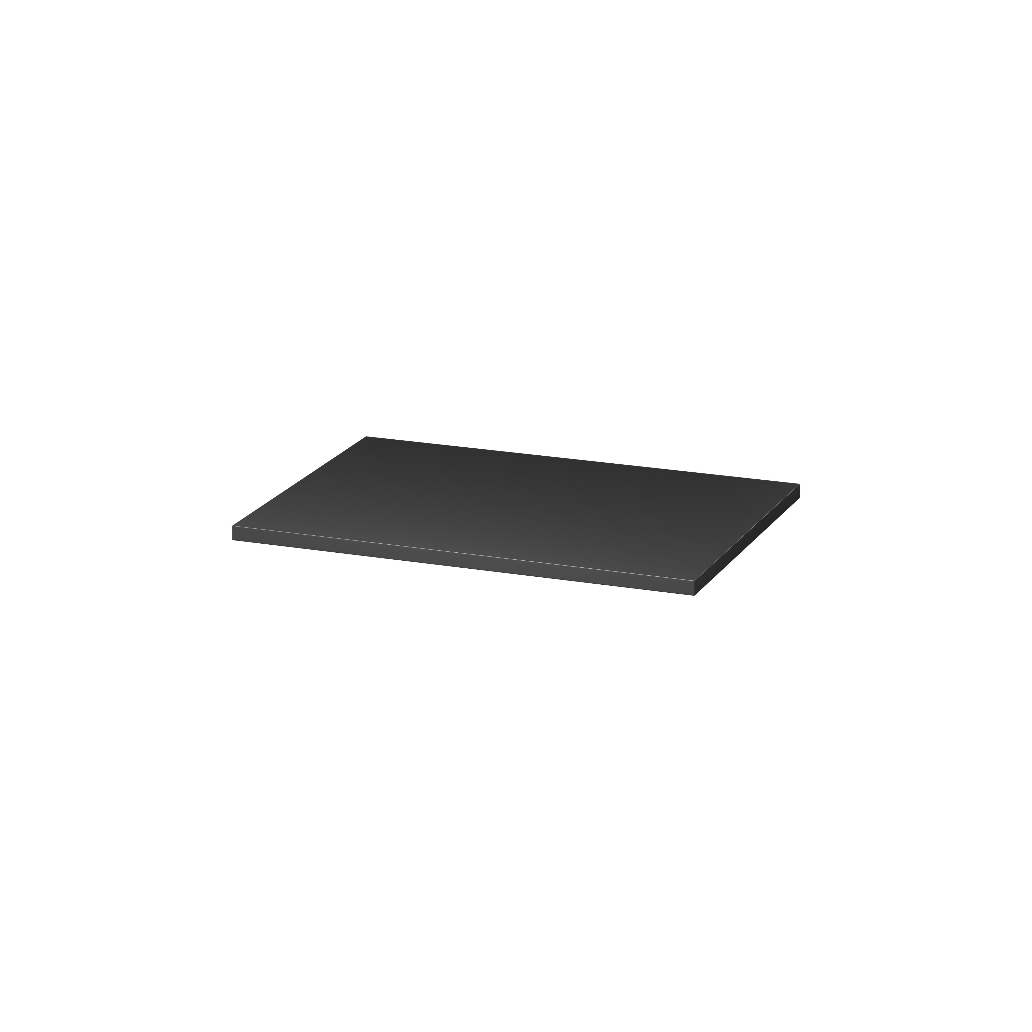 Cersanit Tirso blat 60x45 cm czarny S1021-013