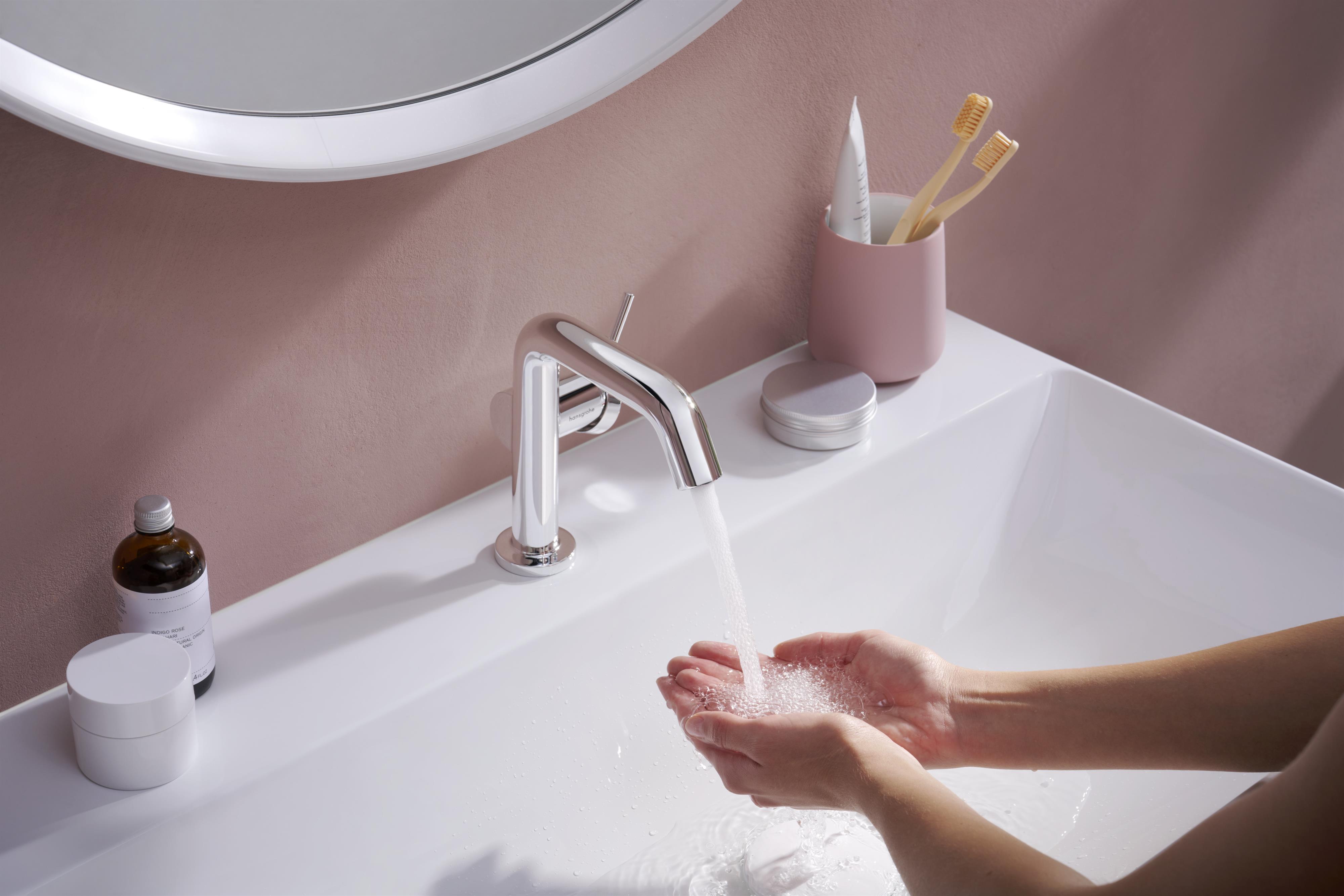 Hansgrohe Tecturis S bateria umywalkowa stojąca CoolStart chrom 73320000