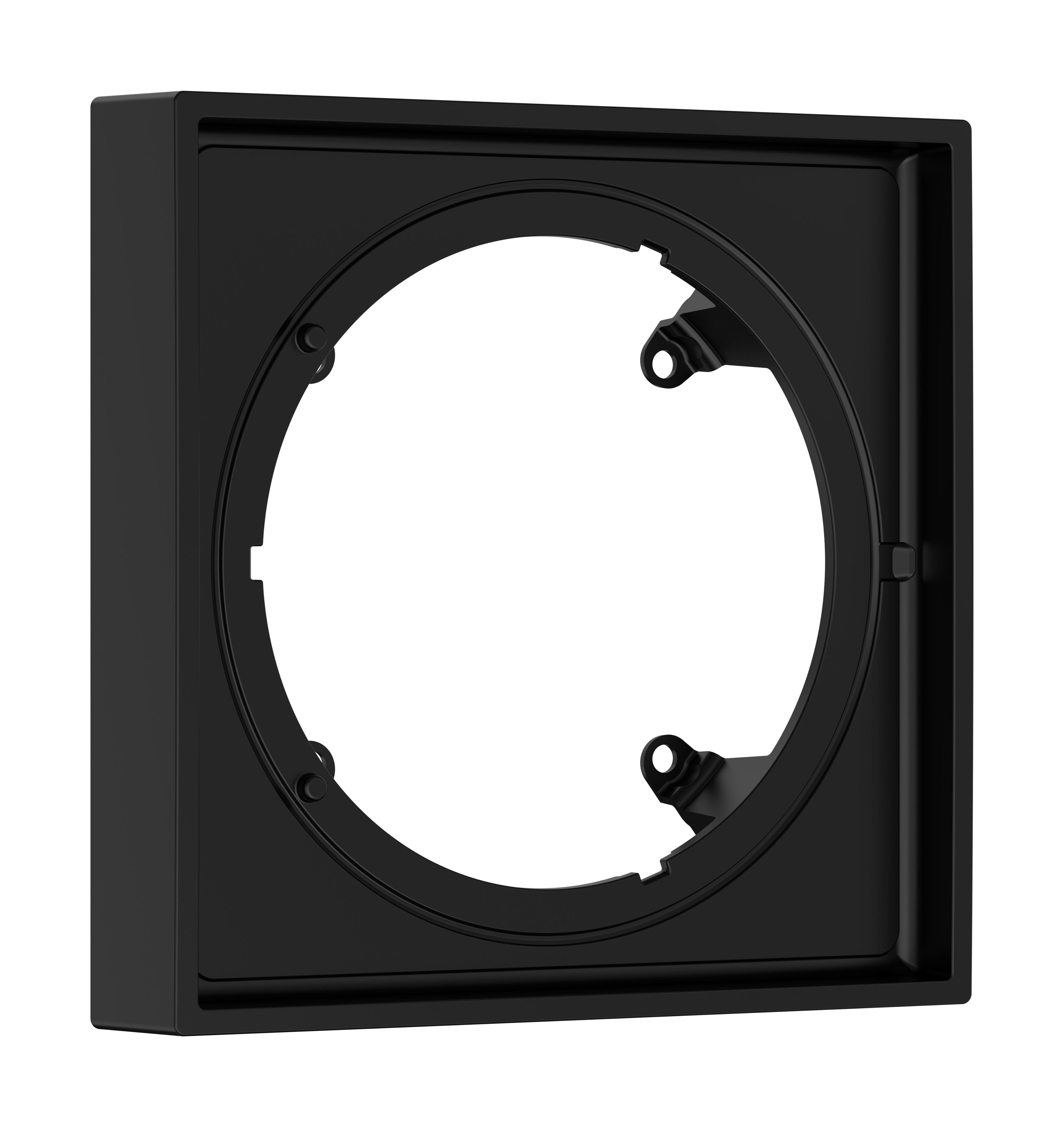 Hansgrohe ShowerSelect Comfort E rozeta przedłużająca czarny mat 13617670