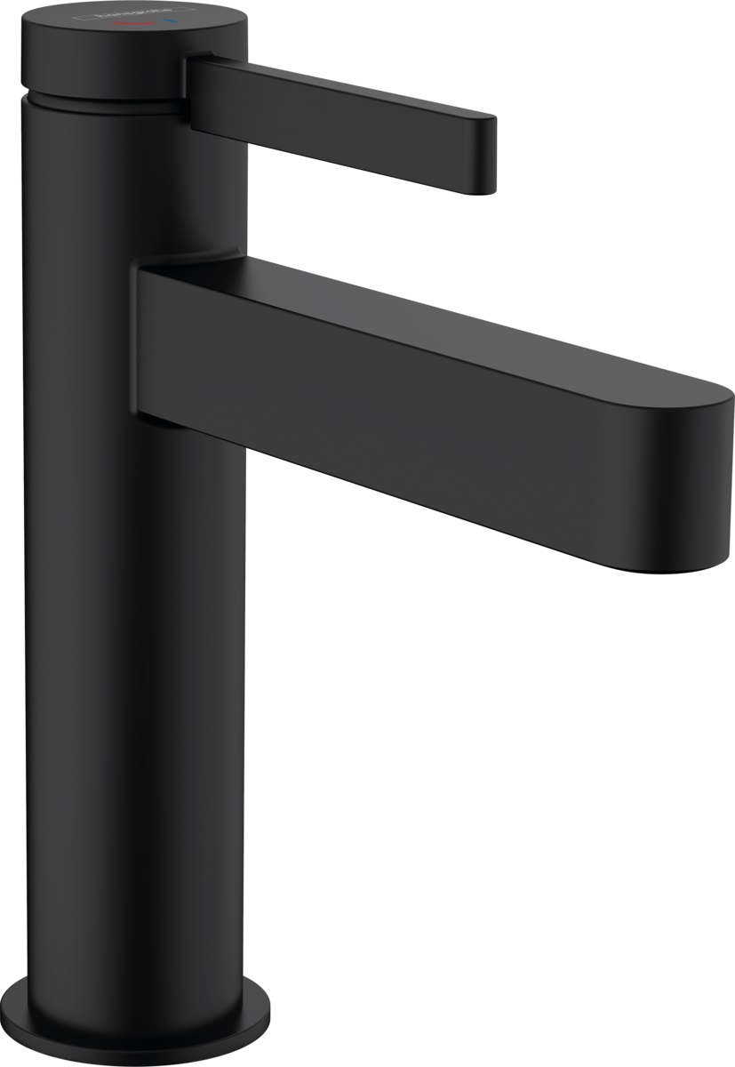 Hansgrohe Finoris EcoSmart bateria umywalkowa stojąca CoolStart czarny mat 76024670