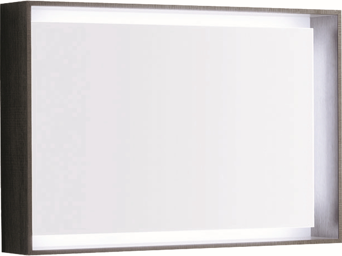 Geberit Citterio lustro 88x58 cm prostokątne z oświetleniem LED dąb szarobrązowy 500.572.JJ.1 - Wysyłka w 24h
