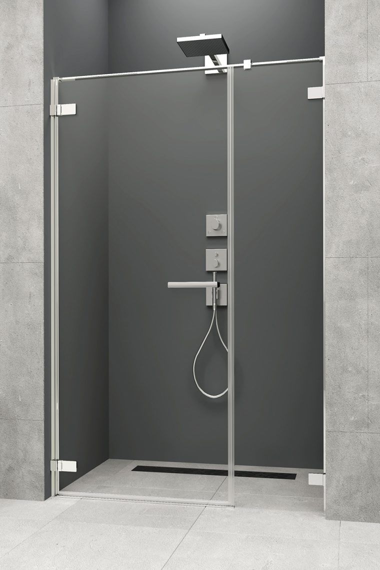 Radaway Arta DWS drzwi prysznicowe 62,8 cm wnękowe lewe chrom/szkło przezroczyste 386628-03-01L