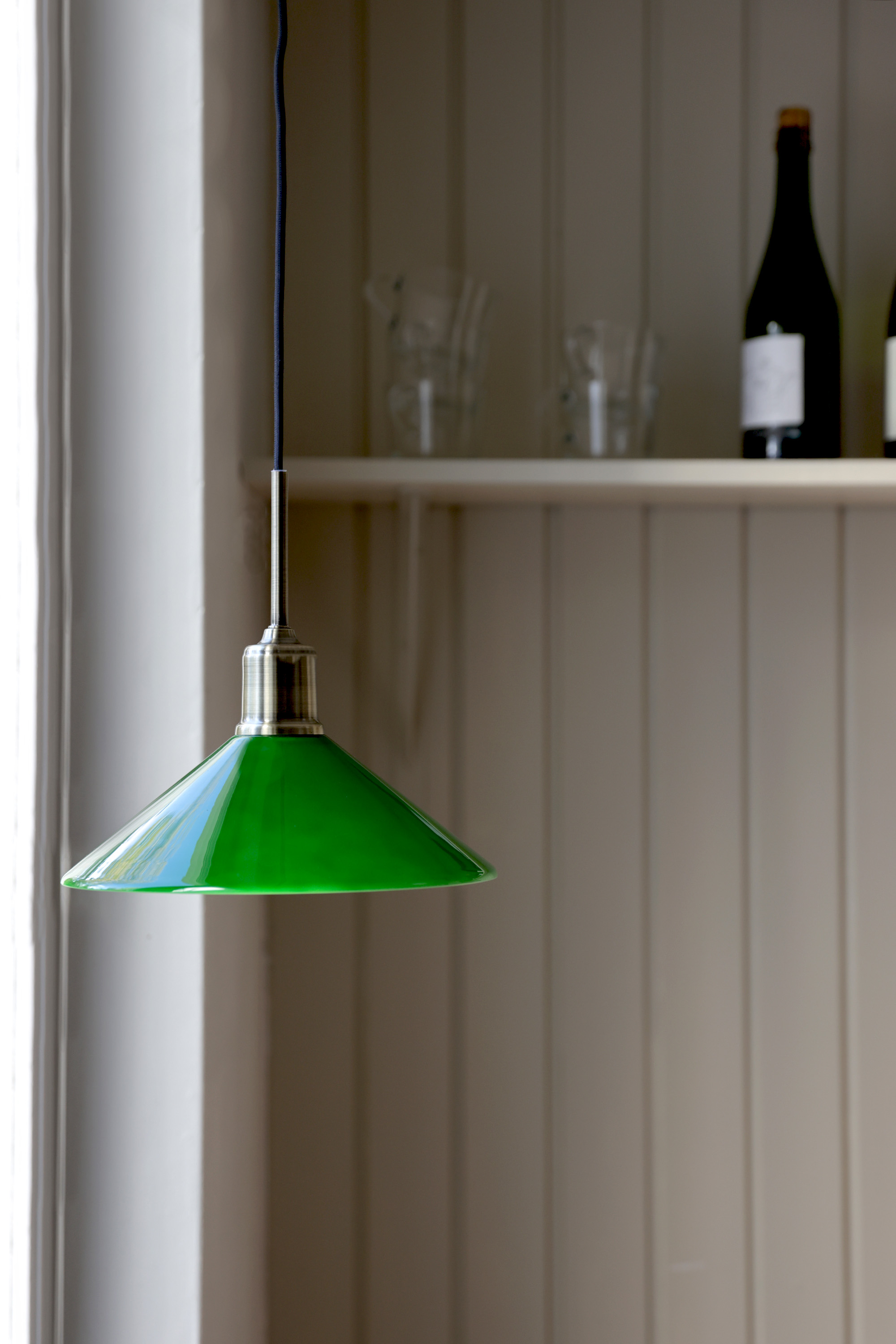 Markslöjd Vela lampa wisząca 1x40 W mosiądz-zielona 108868