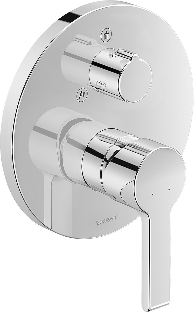 Duravit B.2 bateria wannowo-prysznicowa podtynkowa chrom B24210012010
