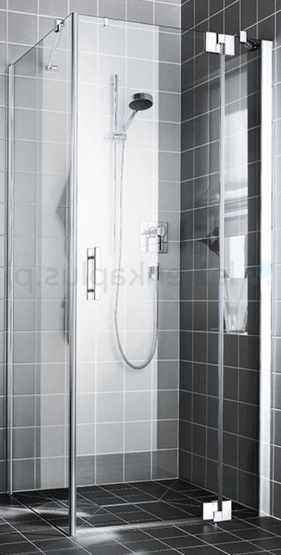 Kermi Filia XP drzwi prysznicowe 80 cm prawe srebrny połysk/szkło przezroczyste FX1WR08020VPK
