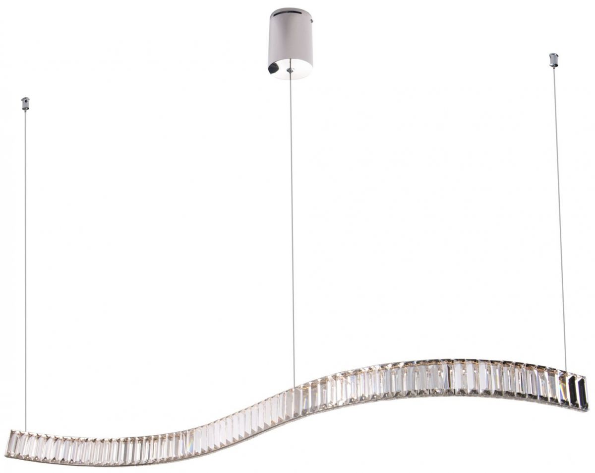 MaxLight Saphir lampa wisząca 1x18W LED chrom P0391