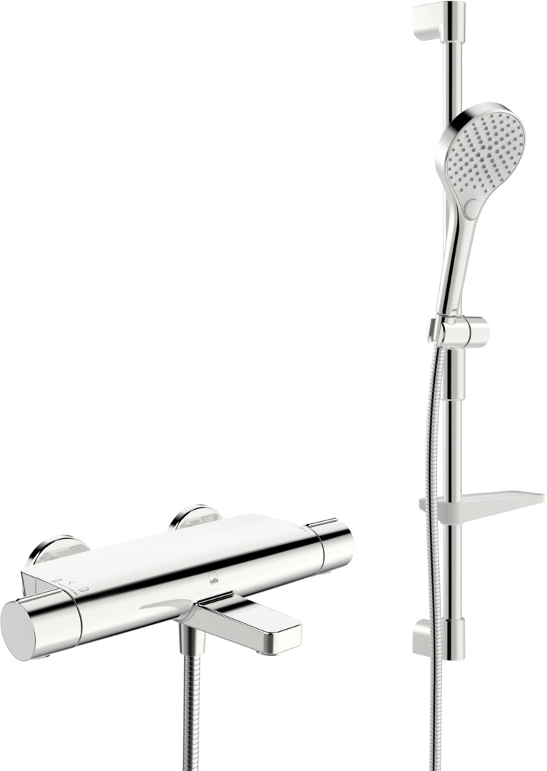 Oras Optima Style bateria wannowo-prysznicowa ścienna termostatyczna chrom 7149NU