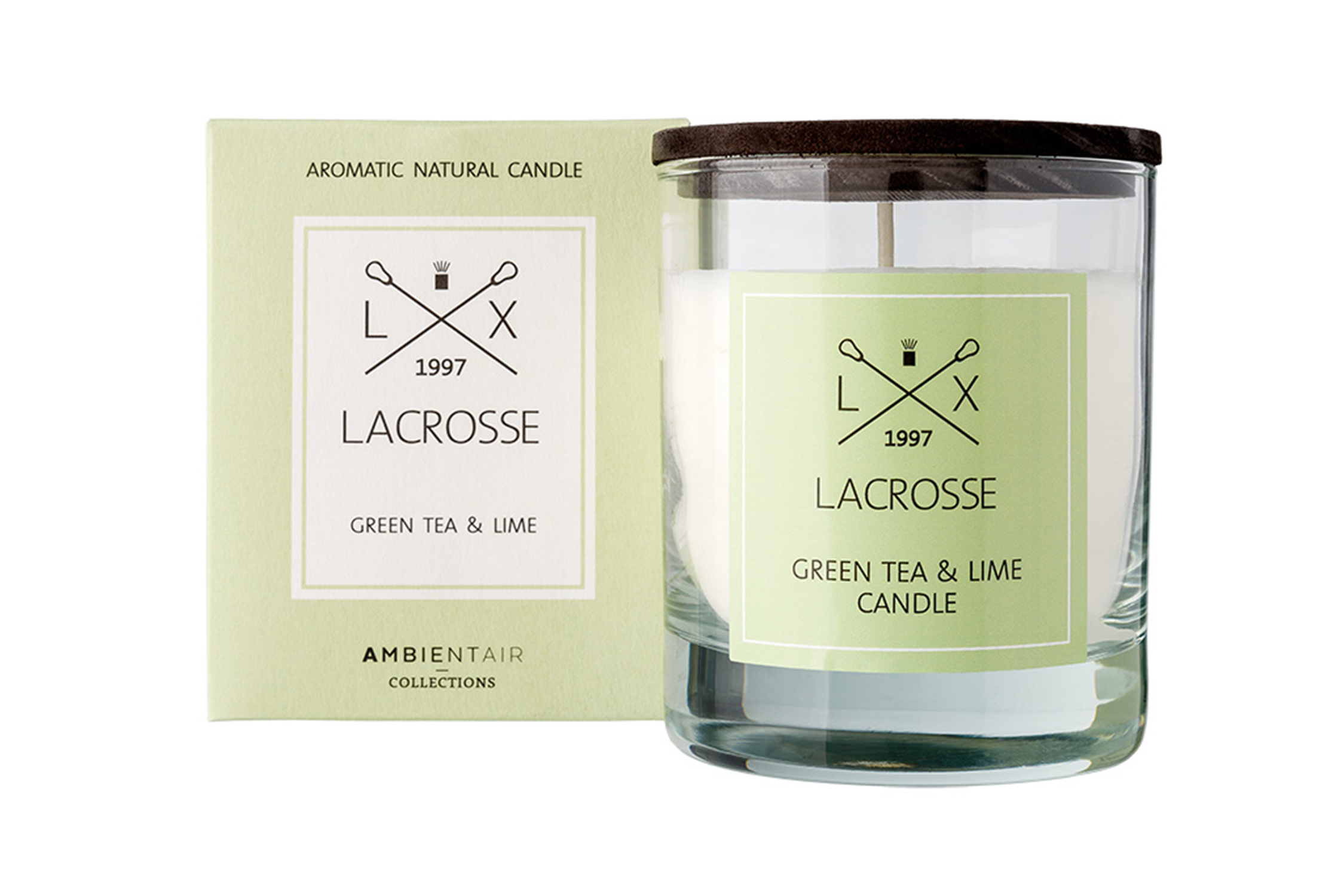 Lacrosse Green Tea & Lime świeca zapachowa roślinna 40 h ZVV040TVLC - Wysyłka w 24h