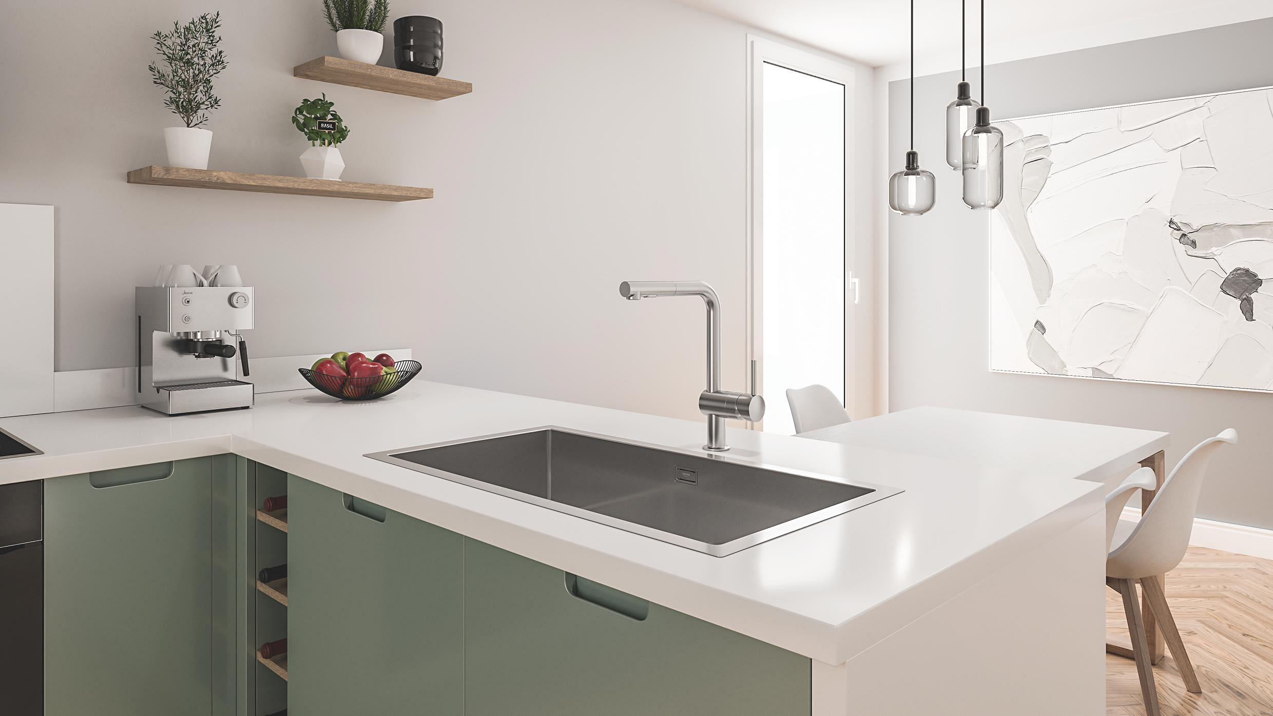 Grohe Minta bateria kuchenna stojąca SuperSteel 30274DC0 - Wysyłka w 24h