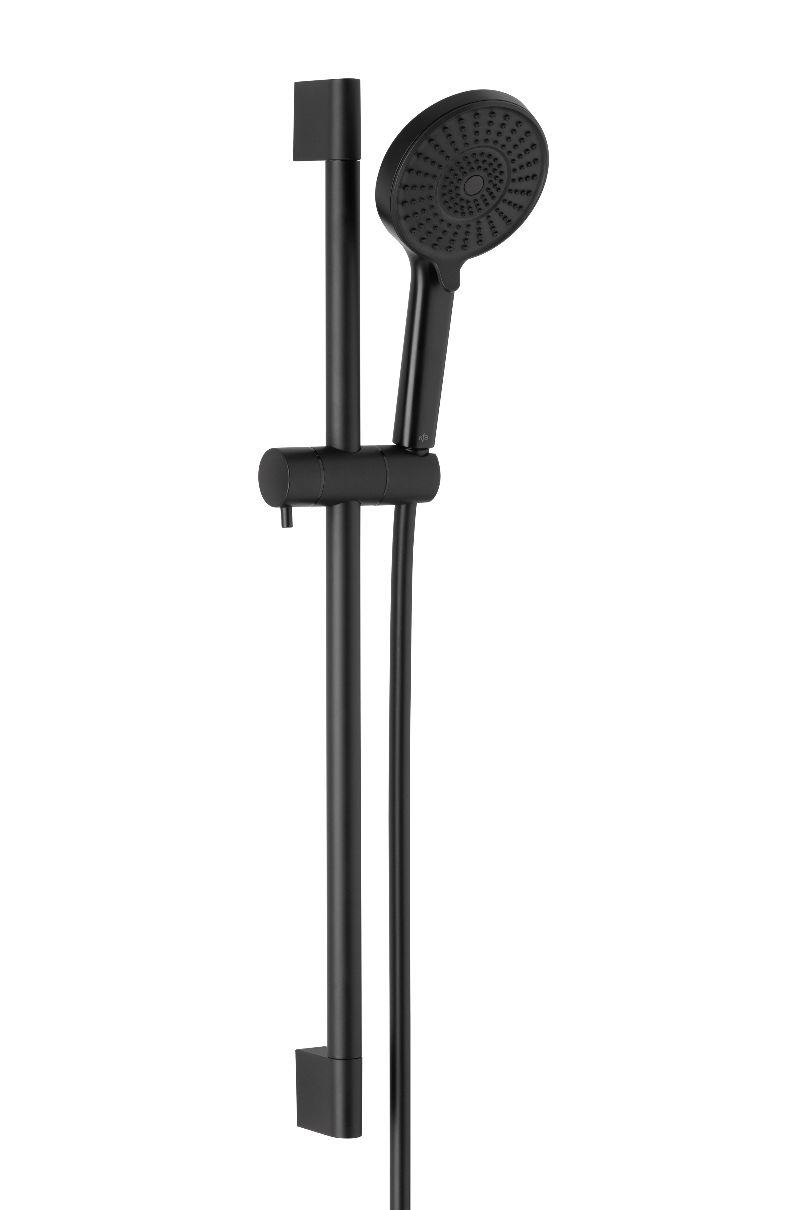KFA Armatura Otava Black zestaw prysznicowy ścienny czarny mat 841-345-81