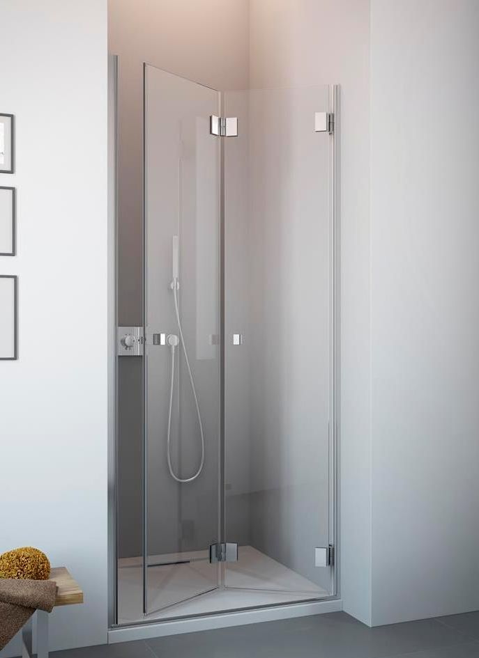 Radaway Carena DWB drzwi prysznicowe 80 cm prawe chrom/szkło przezroczyste 134512-01-01NR