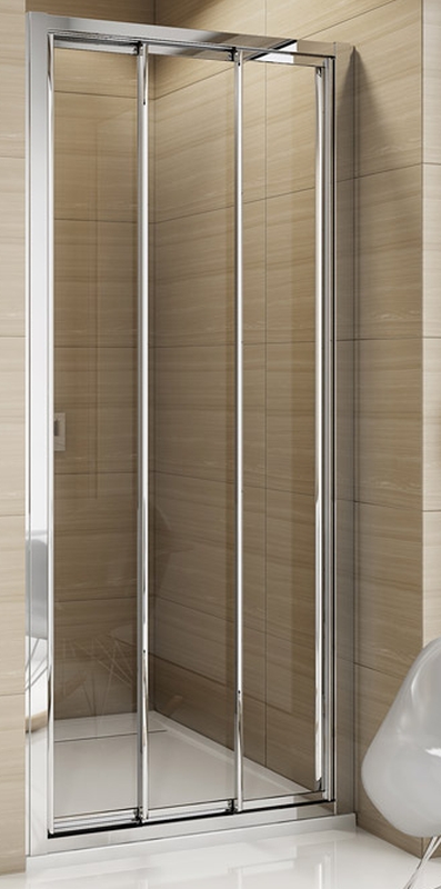 SanSwiss TOP-Line drzwi prysznicowe 80 cm srebrny mat/szkło przezroczyste TOPS308000107