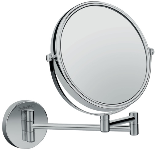Hansgrohe lusterko kosmetyczne 24,8x24,8 cm okrągłe chrom 73561000 - Wysyłka w 24h